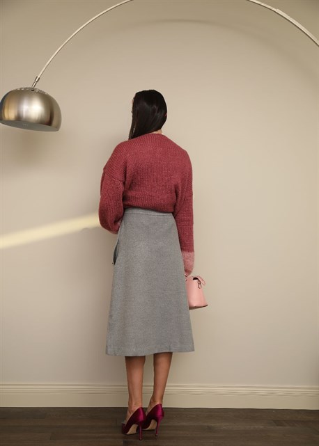 Skirt with buttons - photo 10209