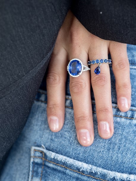 Ring with drop pendant - photo 12253