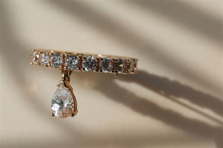 Ring with drop pendant - photo 12255