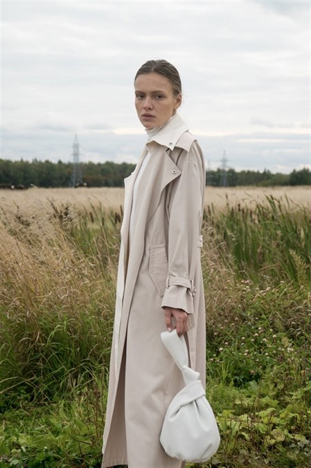 Color Block Trench - photo 13495