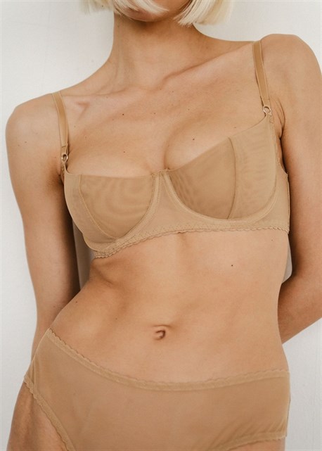 Laconic Nude Bra - photo 17357