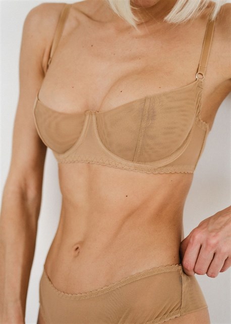 Laconic Nude Bra - photo 17358