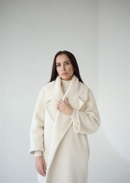 Dairy alpaca coat - photo 18045