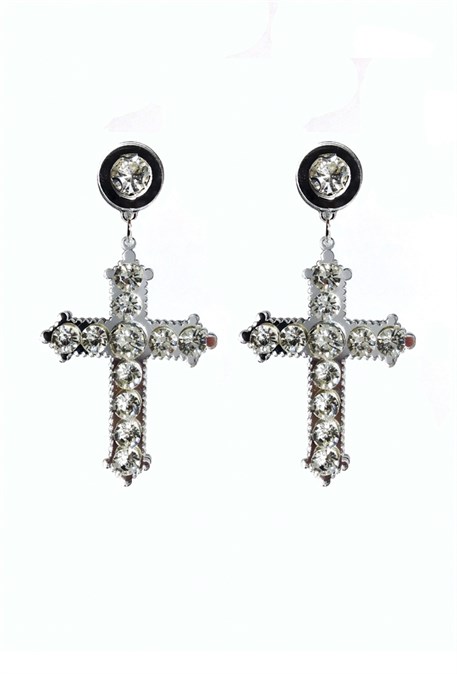 earrings crosses - photo 19994