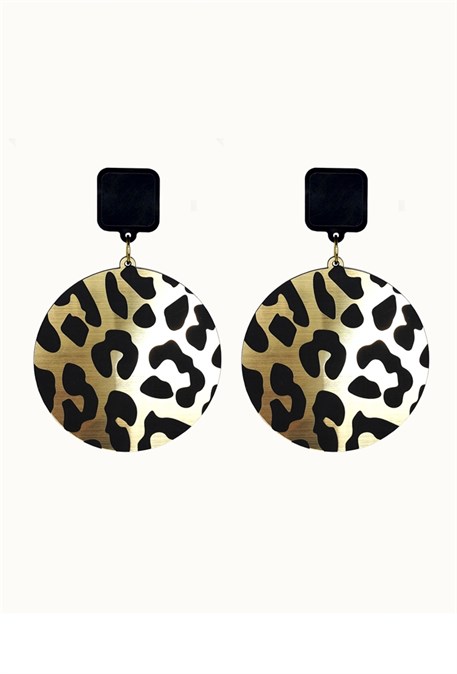 earrings leopard - photo 20051