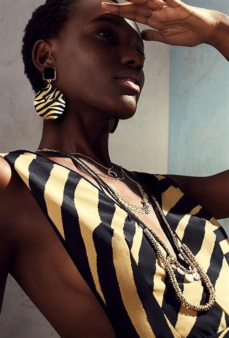 earrings round zebra - photo 20084