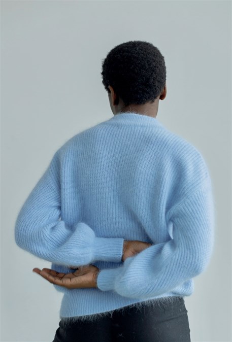 Choker angora sweater - photo 20764