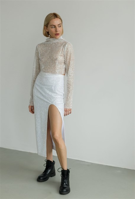 OLHA glitter midi skirt - photo 20770