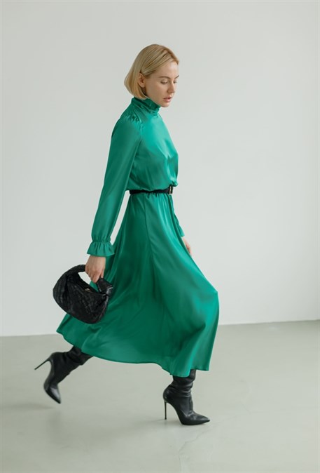 Midi Emerald Dress - photo 20774
