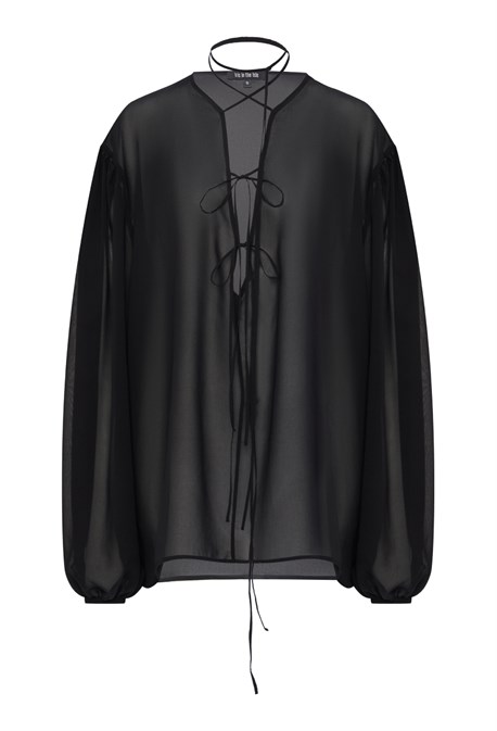 Blouse black fantom - photo 26547