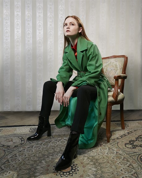 leather raincoat - photo 30210