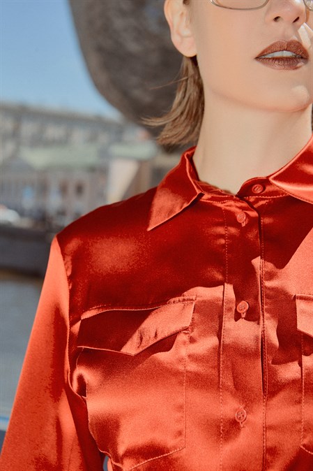 silk shirt - photo 30222