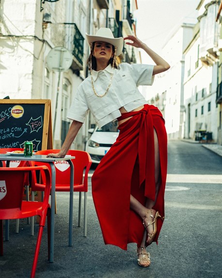 Skirt RED SODADE - photo 31004