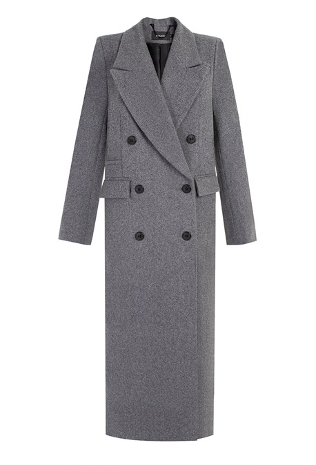 Grey Straight Coat - photo 31747