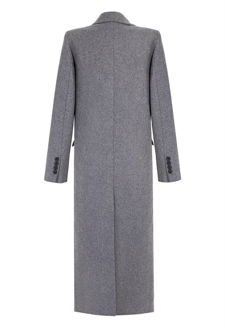 Grey Straight Coat - photo 31748