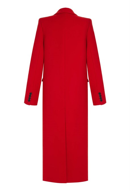 Women's red coat - photo 31754