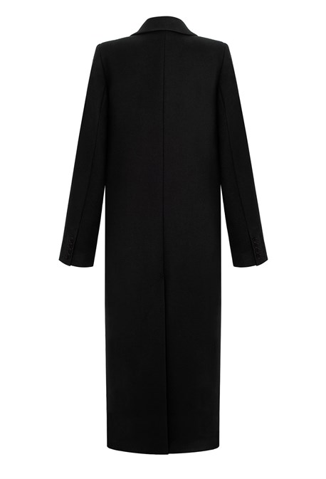 Black straight coat - photo 31757