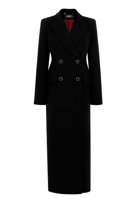 Women's long fitted coat - photo 31781