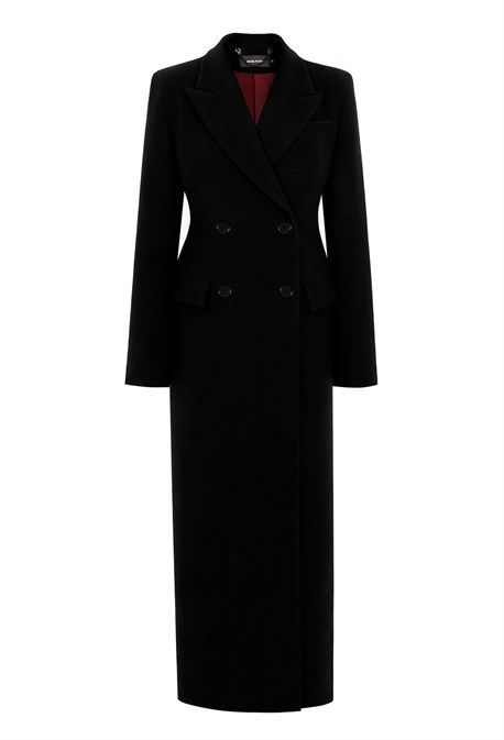 Women's long fitted coat - photo 31788