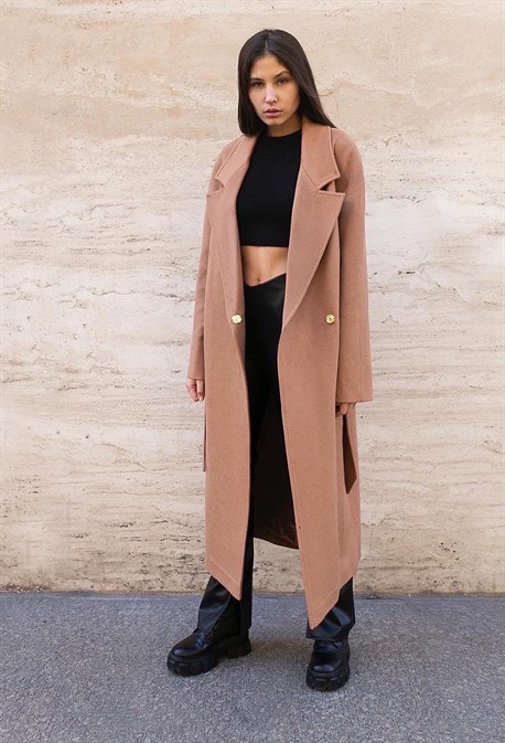 Beige Women's Oversize Coat - photo 31809