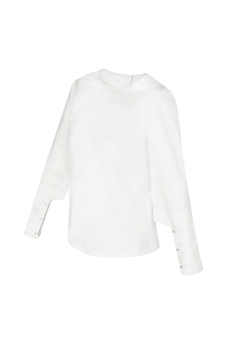 Shirt with decorative cuffs - photo 31826