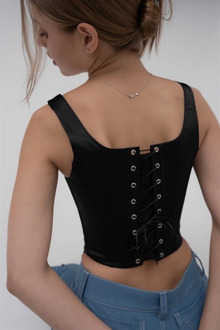 BLOOM corset top black - photo 31851