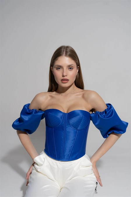 VIVA corset with lantern shoulders - photo 31868