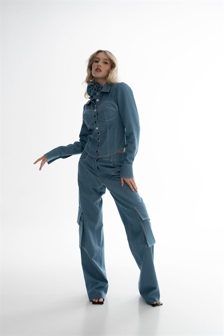 MARINA denim pants - photo 31904