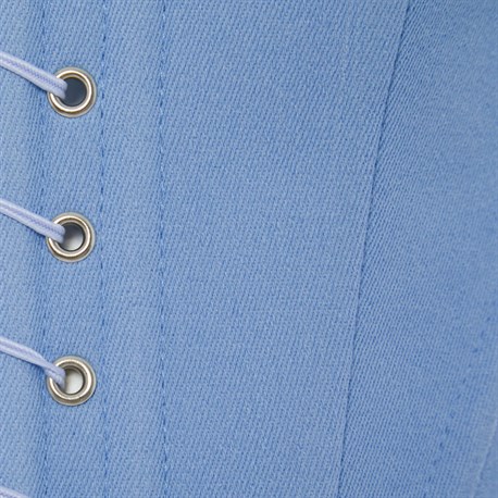 Corset with lacing denim - photo 32005