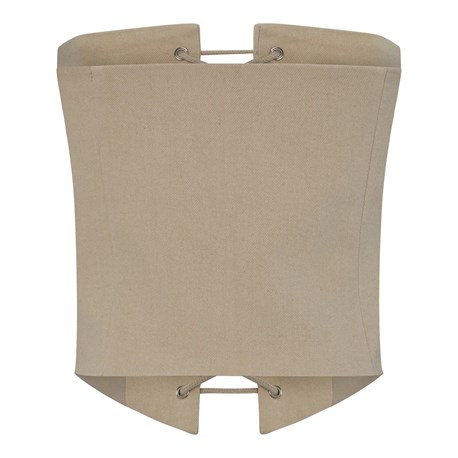 Straight corset top with lacing - photo 32022