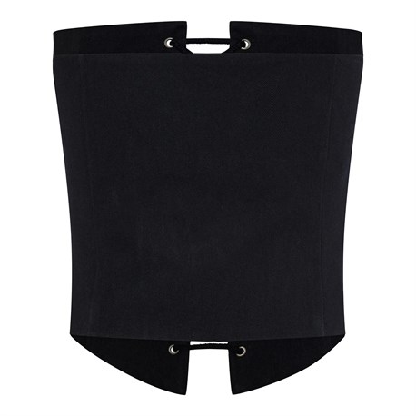 Straight corset top with lacing - photo 32025