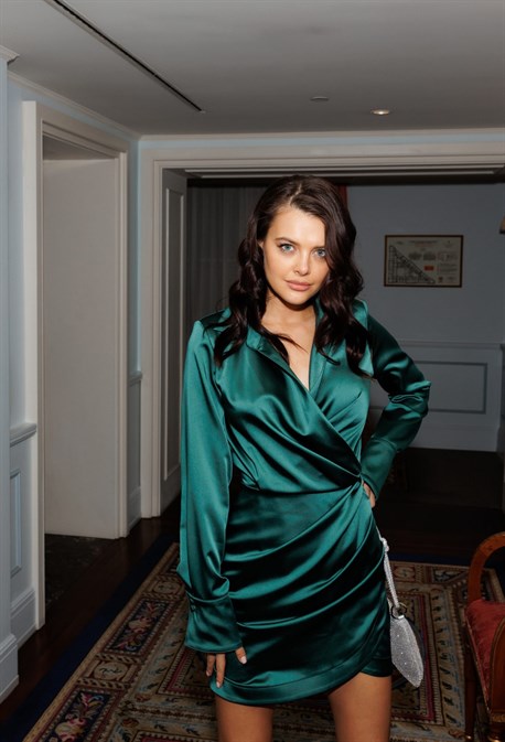 Shirt dress Kelly satin - photo 34972