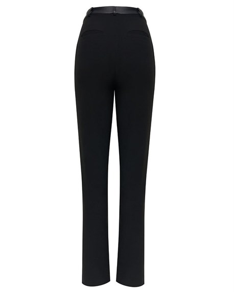 Pants with leather belt - photo 36116