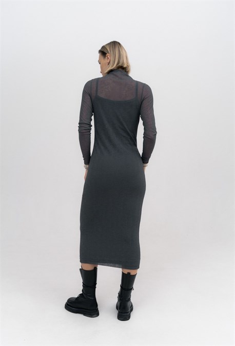 Dress GREY EVEN - photo 37133