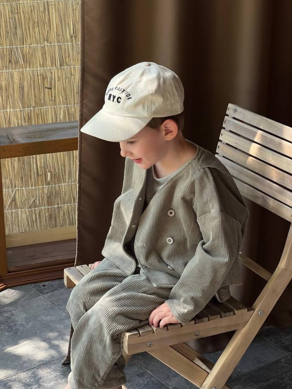 Corduroy trousers for boy and girl - photo 42936