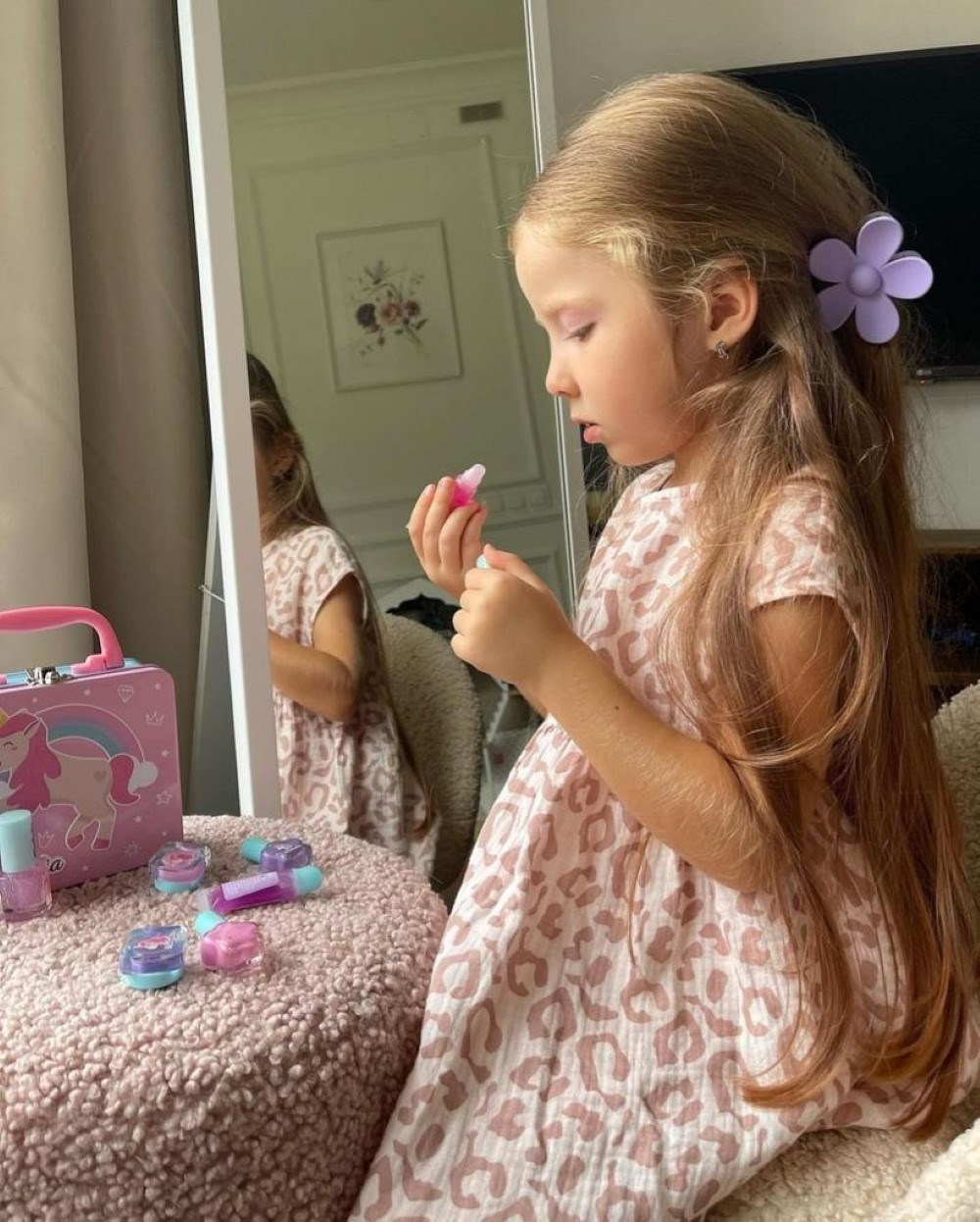 Down sleeve muslin dress - photo 42943