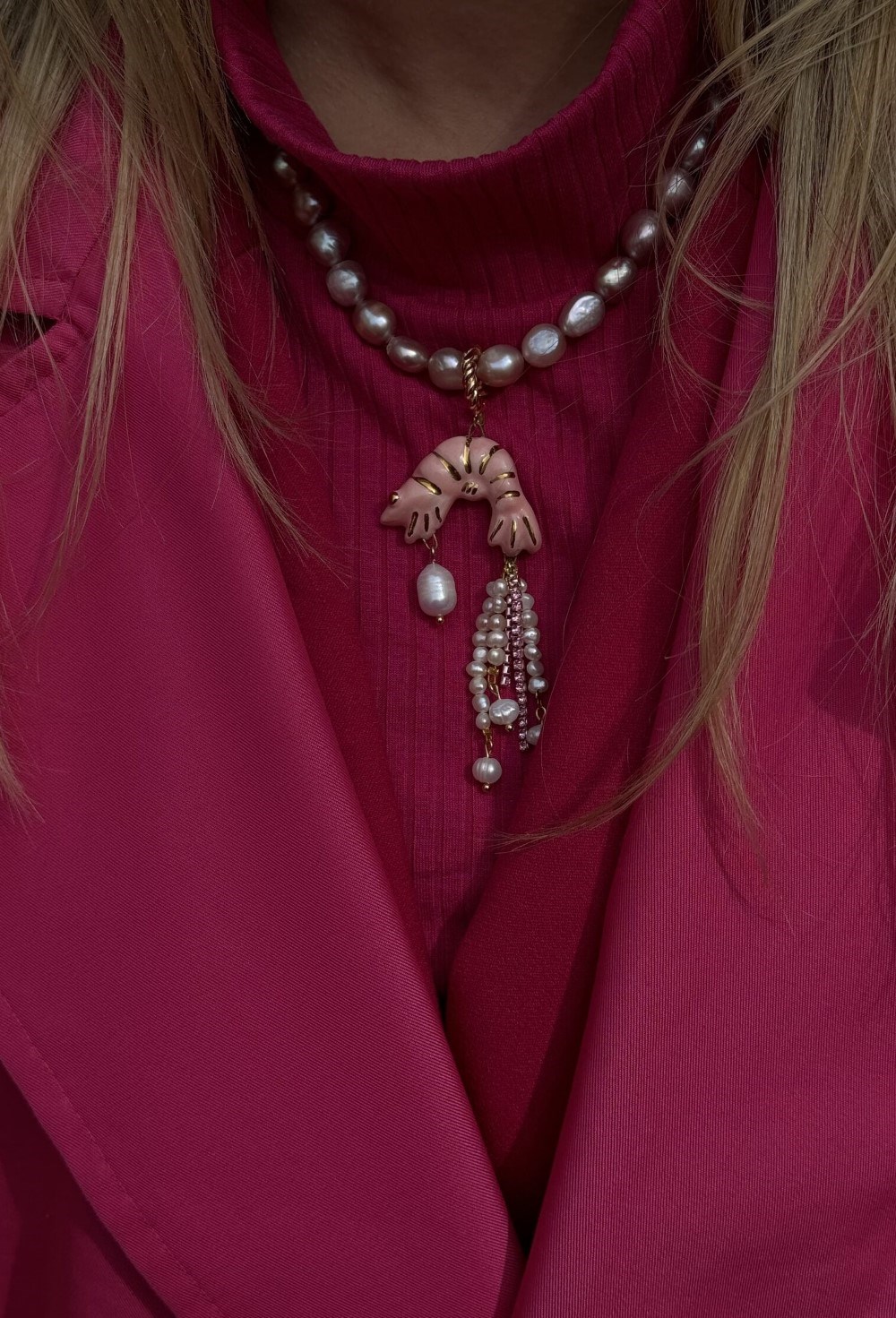 Porcelain amulet (shrimp) - photo 44542