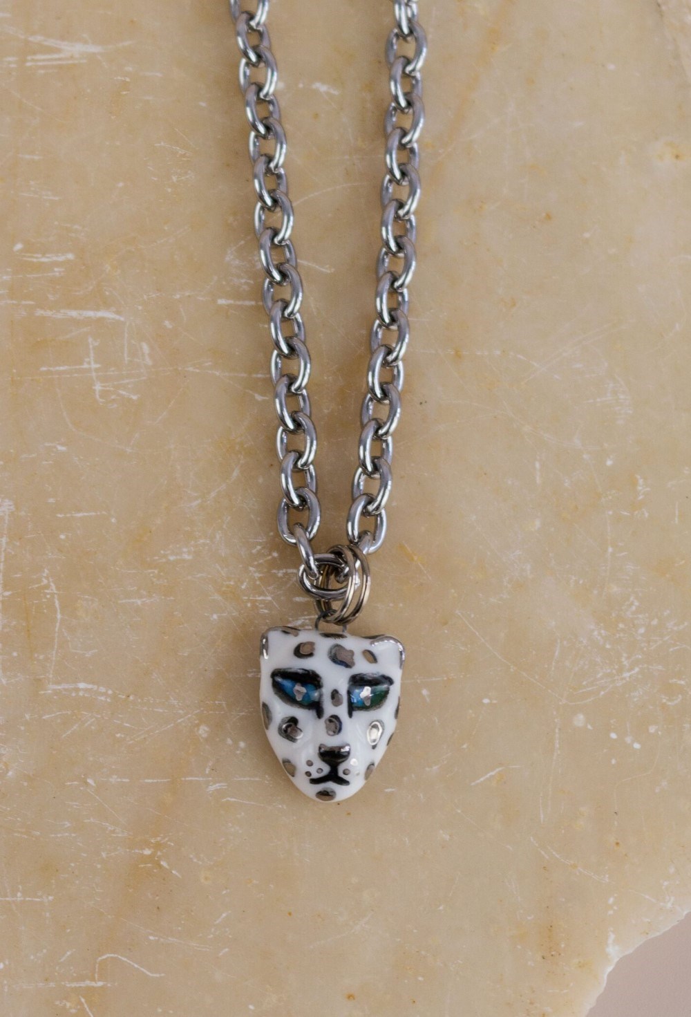 large panther on a chain - photo 44560