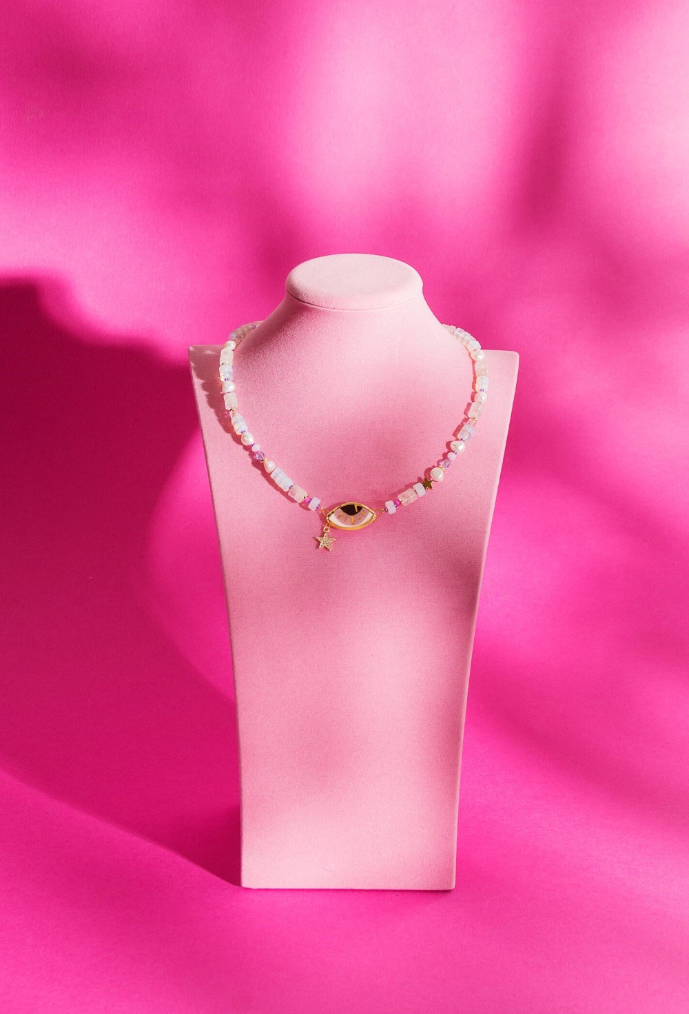 Necklace with porcelain eye - photo 44564