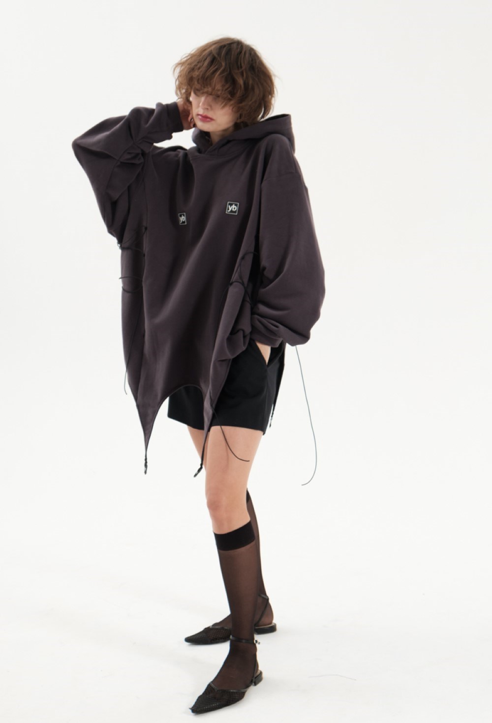 Hoodie with garters - photo 50320