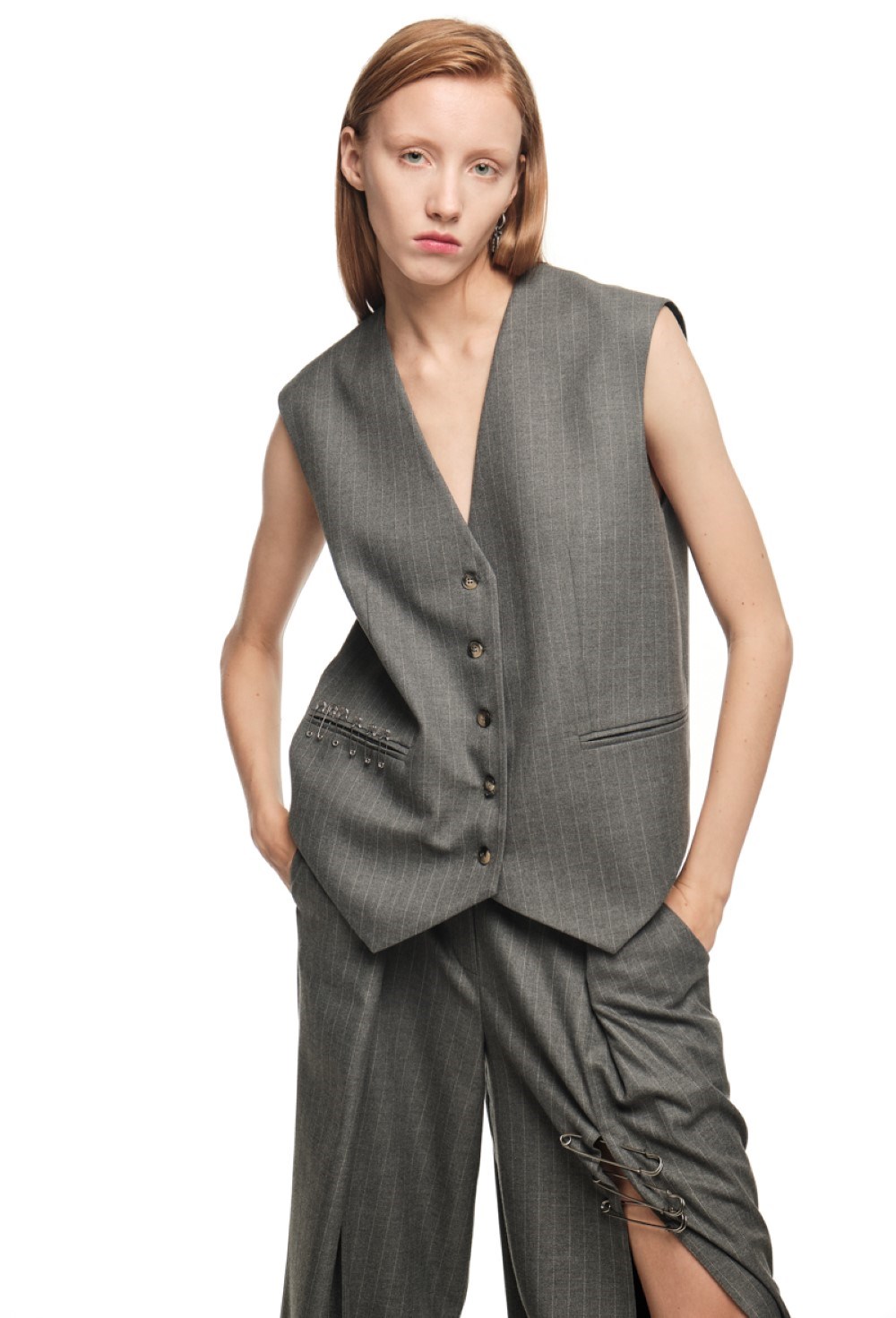 Chef's striped vest - photo 50382