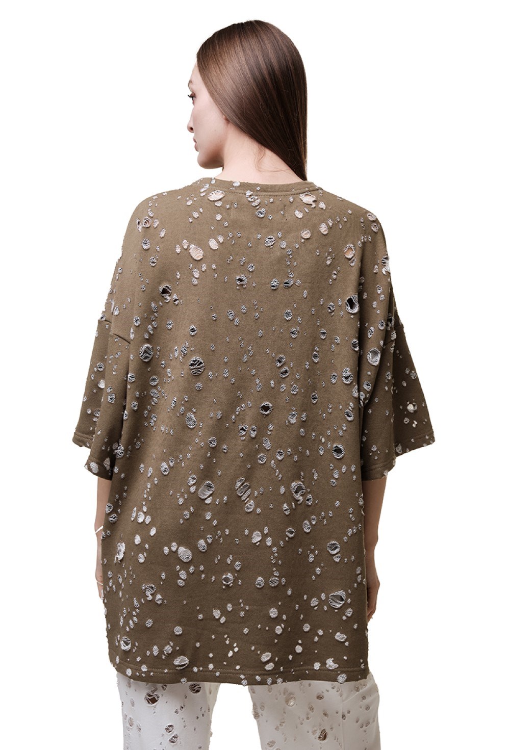 Three-dimensional hole punch T-shirt - photo 50395