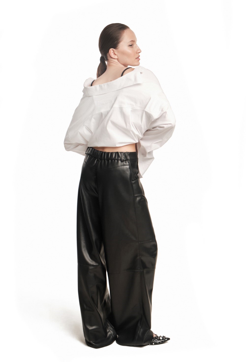 Leather trousers - photo 50477