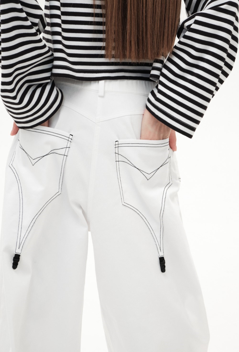 Jeans with garters - photo 50482