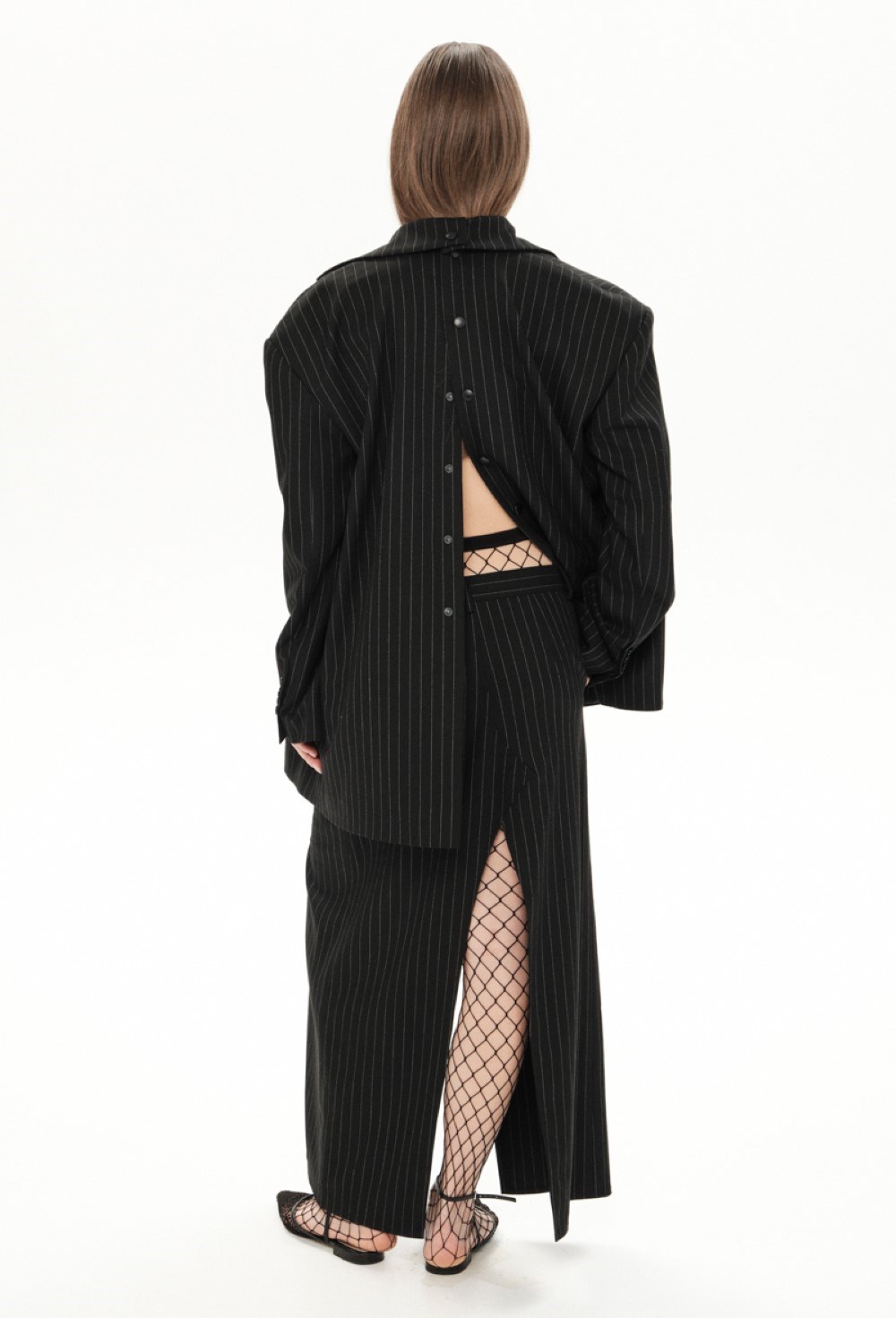 Slashed pantskirt - photo 50534