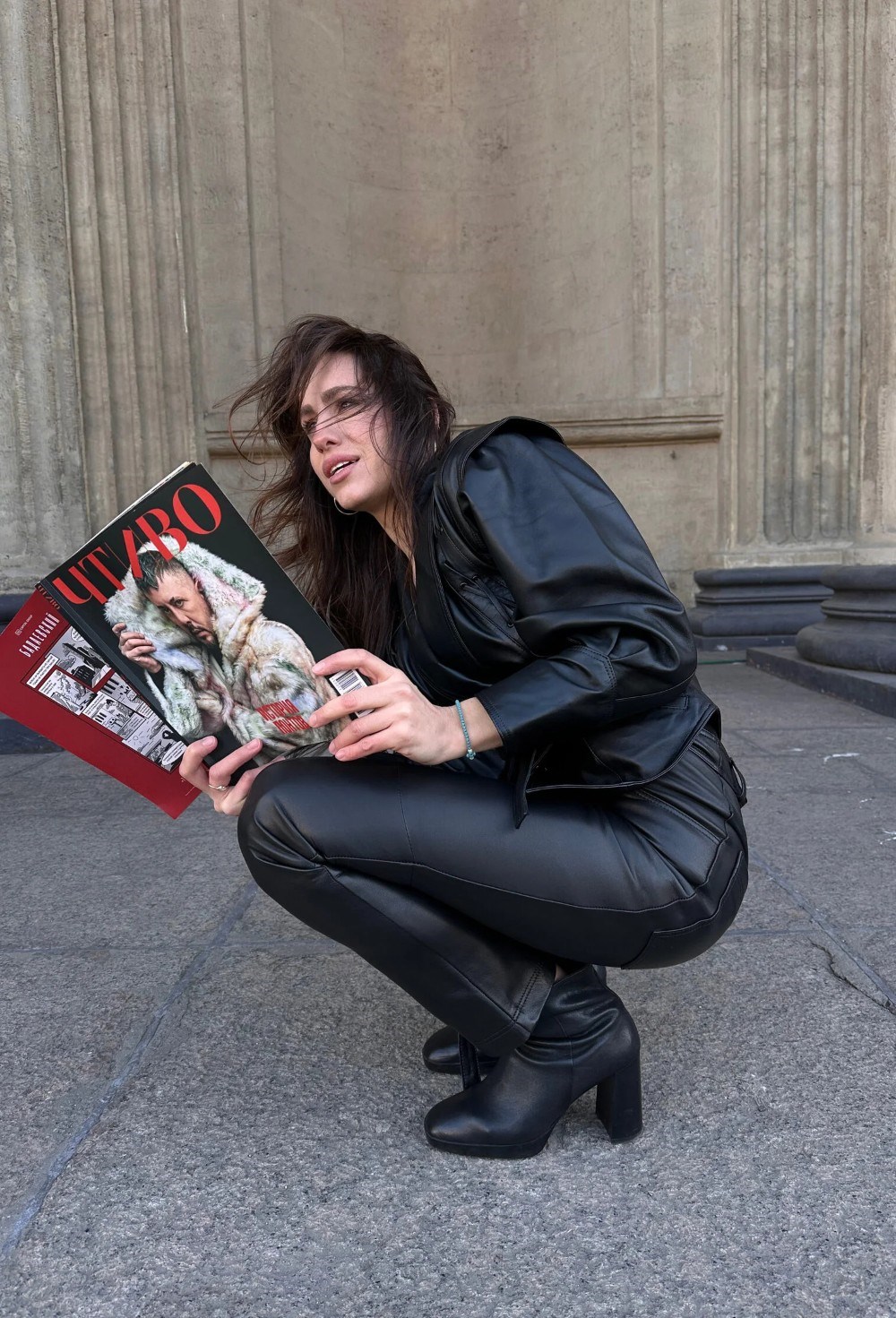 Leather trousers - photo 50687