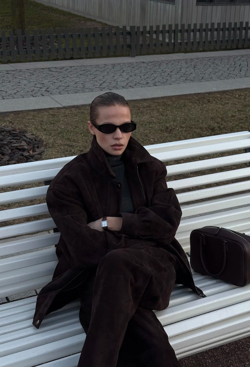 Suede bomber jacket - photo 50698