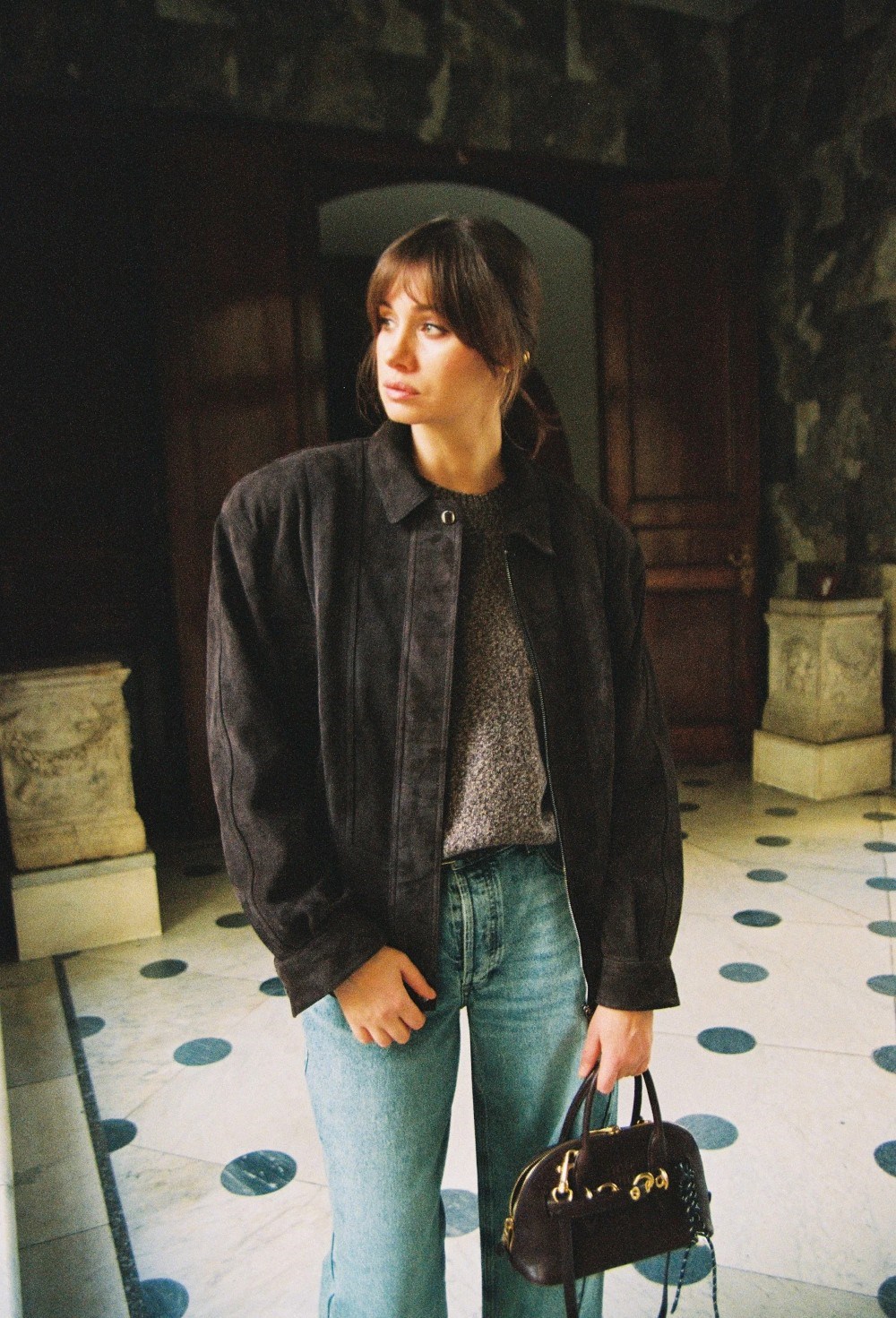 Suede bomber jacket - photo 50702