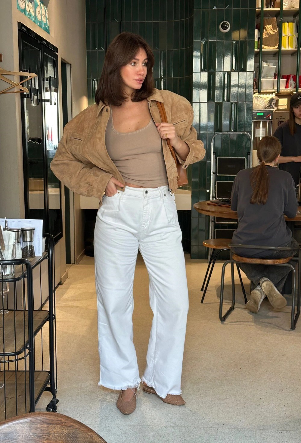 Suede aviator bomber jacket - photo 50714