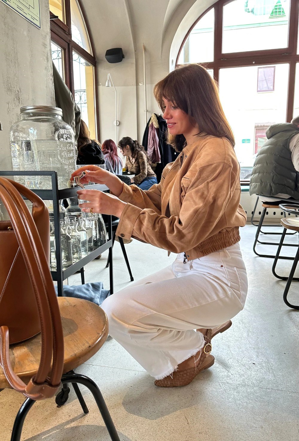 Suede aviator bomber jacket - photo 50716